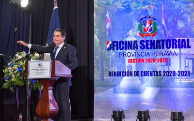 Senador Milcíades Franjul rinde cuentas de su primer año de gestión legislativa