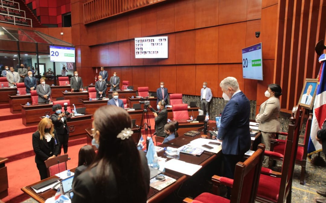 El Pleno del Senado rinde dos minutos de silencio en memoria del Dr. Reinaldo Pared Pérez