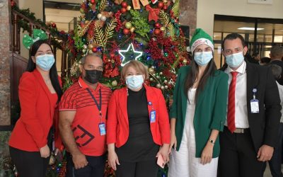 El presidente del Senado, Eduardo Estrella encabeza acto de inicio de la navidad en la Cámara Alta