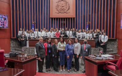 El Senado de la República abrió sus puertas a estudiantes de derecho de UTESA