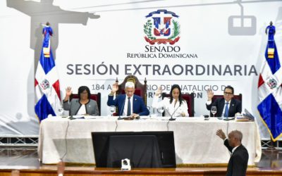 Senado sesiona de manera extraordinaria en Puerto Plata