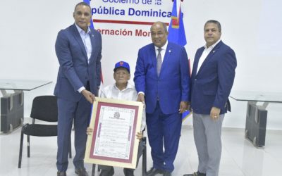 Senado reconoce trayectoria de Osvaldo Virgil (Orégano), primer dominicano jugó en la MLB