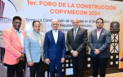Ricardo de los Santos participa en apertura Primer Foro de la Construcción Copymecon 2024